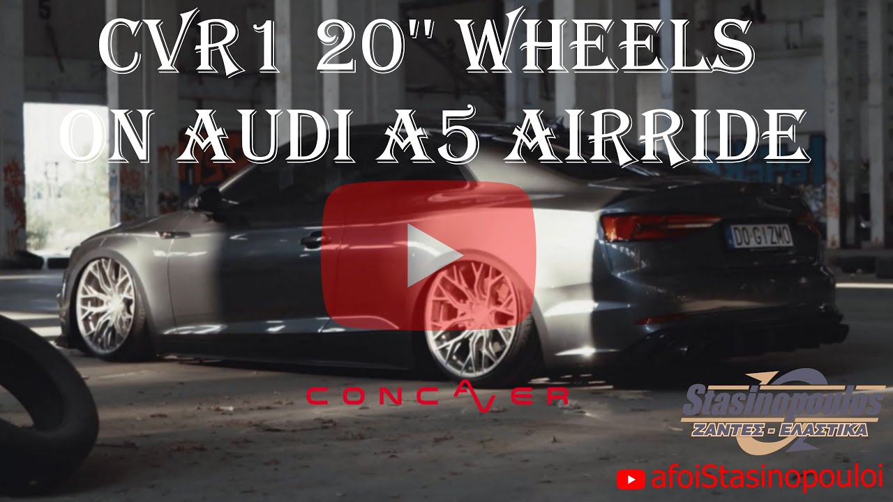 CVR1 20'' CONCAVER WHEELS ON AUDI A5 AIRRIDE