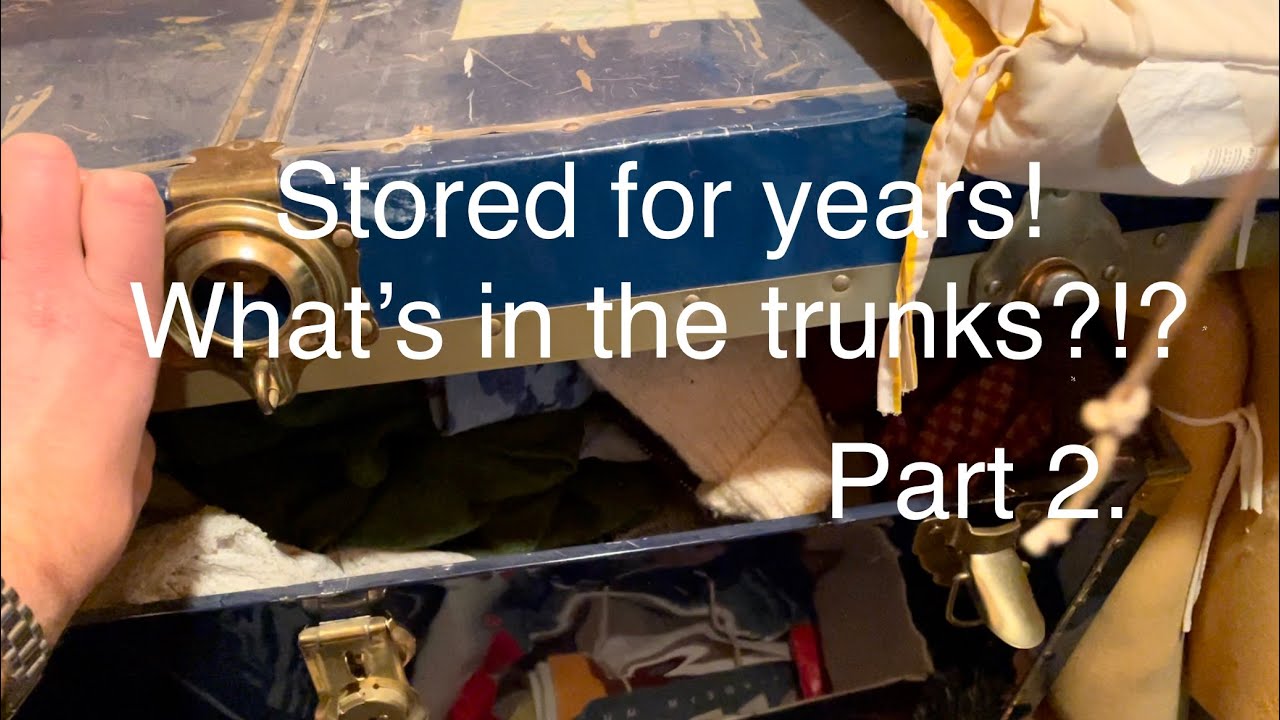 Part 2. Mystery estate trunk opening! We bought everything in a house!