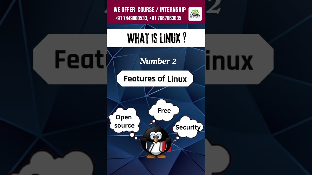 What is Linux - Linux in 100 Seconds - Linux Explained in 1 Min - kaashiv review 