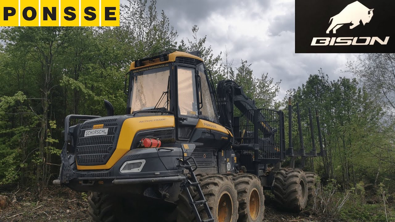 Ponsse Bison loading 🌲🌲🌲🌲👊👊👊