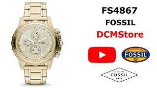 FS4867 Fossil Dean Chronograph Gold Tone