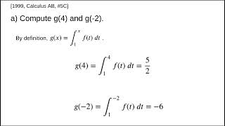 AP Calculus AB - 1999: #5C