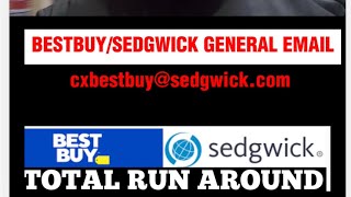 Dealing with #sedgwick has been a nightmare along with #bestbuy - see why you need to avoid them..