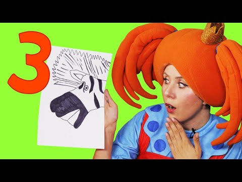 Поиграйка с Царевной - Учим букву З и рисуем зебру - Обучающее видео