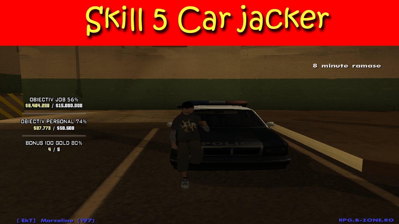 Ep. 15 - B-zone RPG 1 - CUM E LA SKILL 5 - Car jacker
