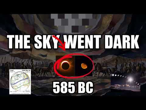 The Eclipse That Stopped a War (585 BC) #eclipse   #ancienthistory  #history #shorts