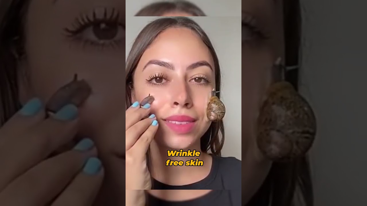 Snail facial for wrinkle free glassclear skin 