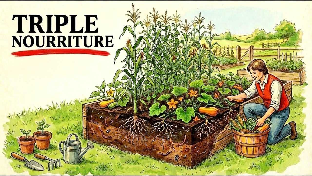 Faire pousser 3 cultures en même temps : le système de plantation en cultures associées