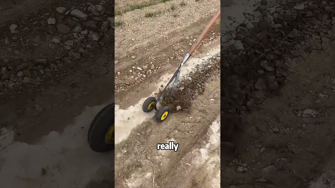 Они добавили колёса к мотыге — гениальный фермерский лайфхак! 🚜