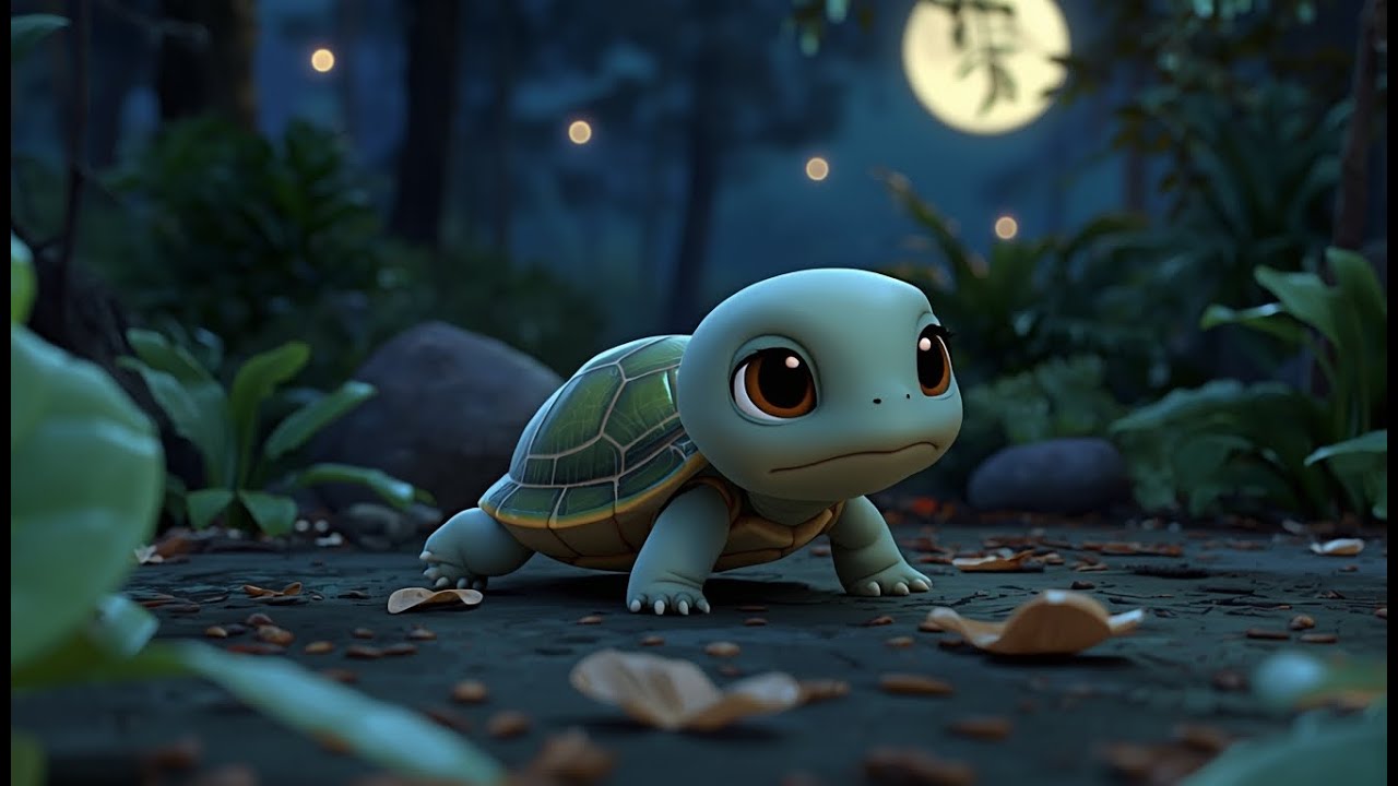 Baby Turtle Crawls So Slow | Calm Bedtime Rhyme for Kids | Nursery Rhymes & Songs for Children