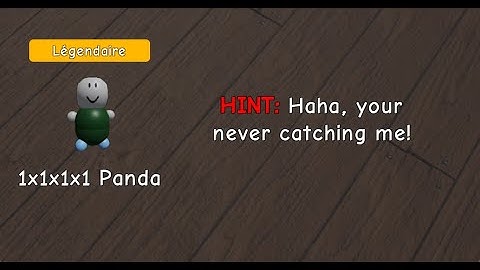 ROBLOX - Find The Pandas [217] - How to get "1x1x1x1 Panda"