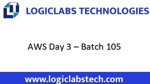 AWS Day 3 Batch 105