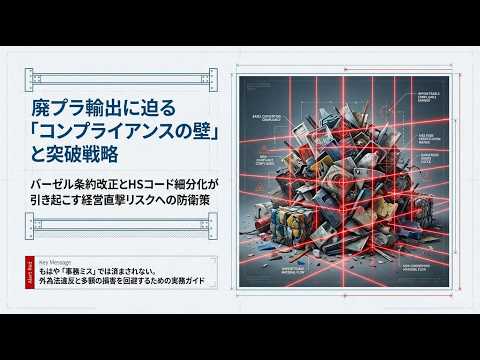 バーゼル条約COP15の主な決定内容と背景：ビジネスパーソン向け完全解説 （2026年4月12日）