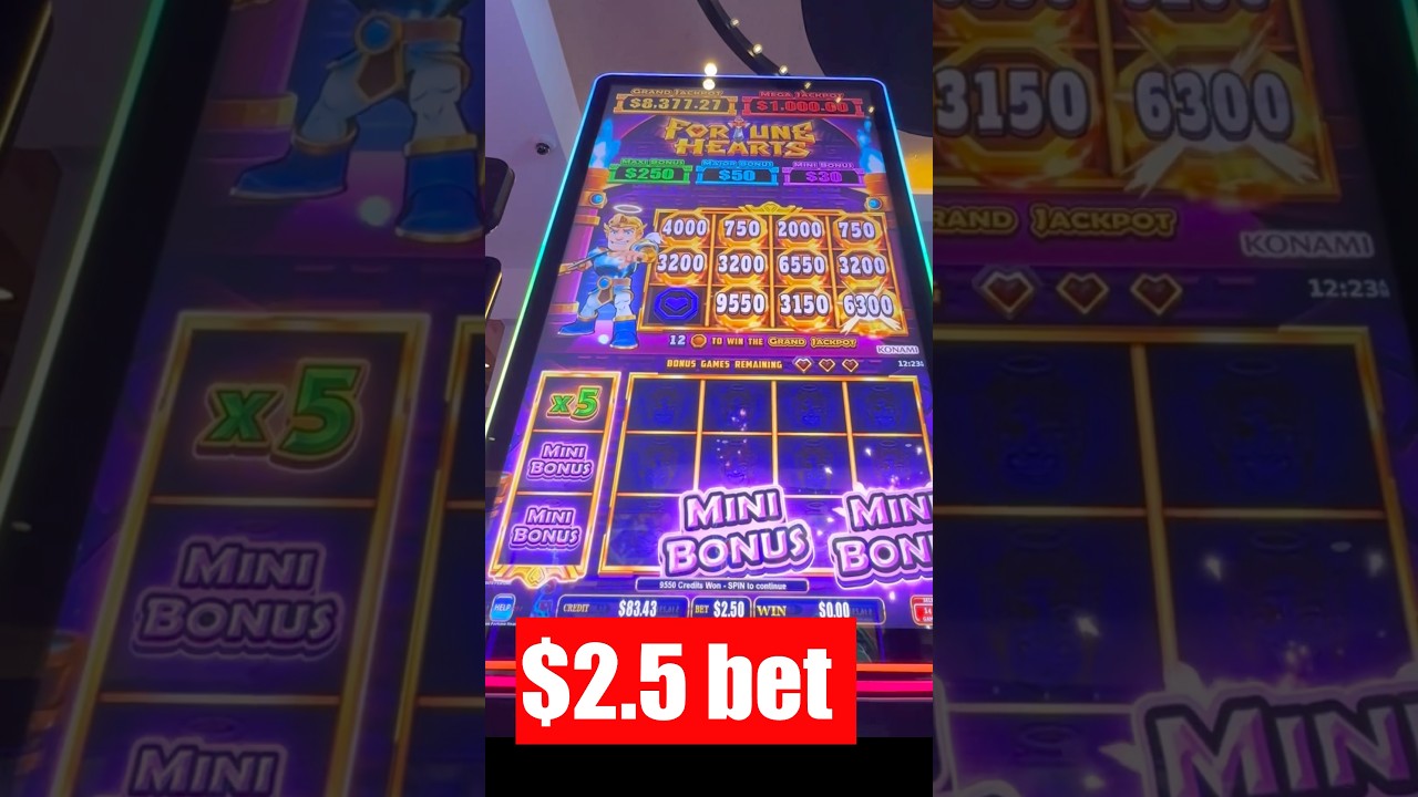 Konami Fortune Hearts — огромный выигрыш на моей ставке 