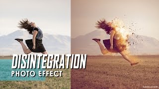 How To Make Disintegration Light Photo Effect In Photoshop