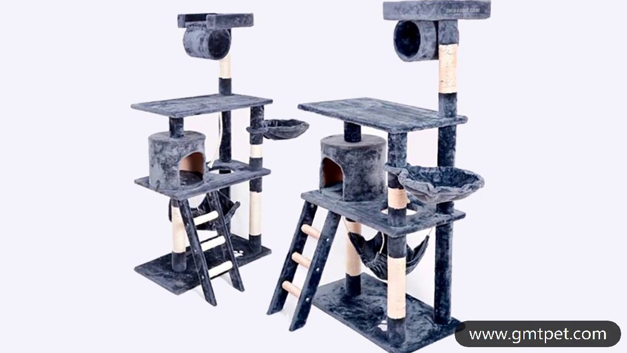 Cat Tree - Cat Tower & Cat Scratching Climbing Frame