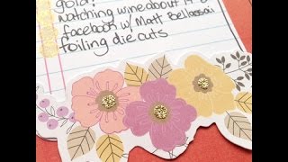 Process Video - Inspiration Friday travellers notebook