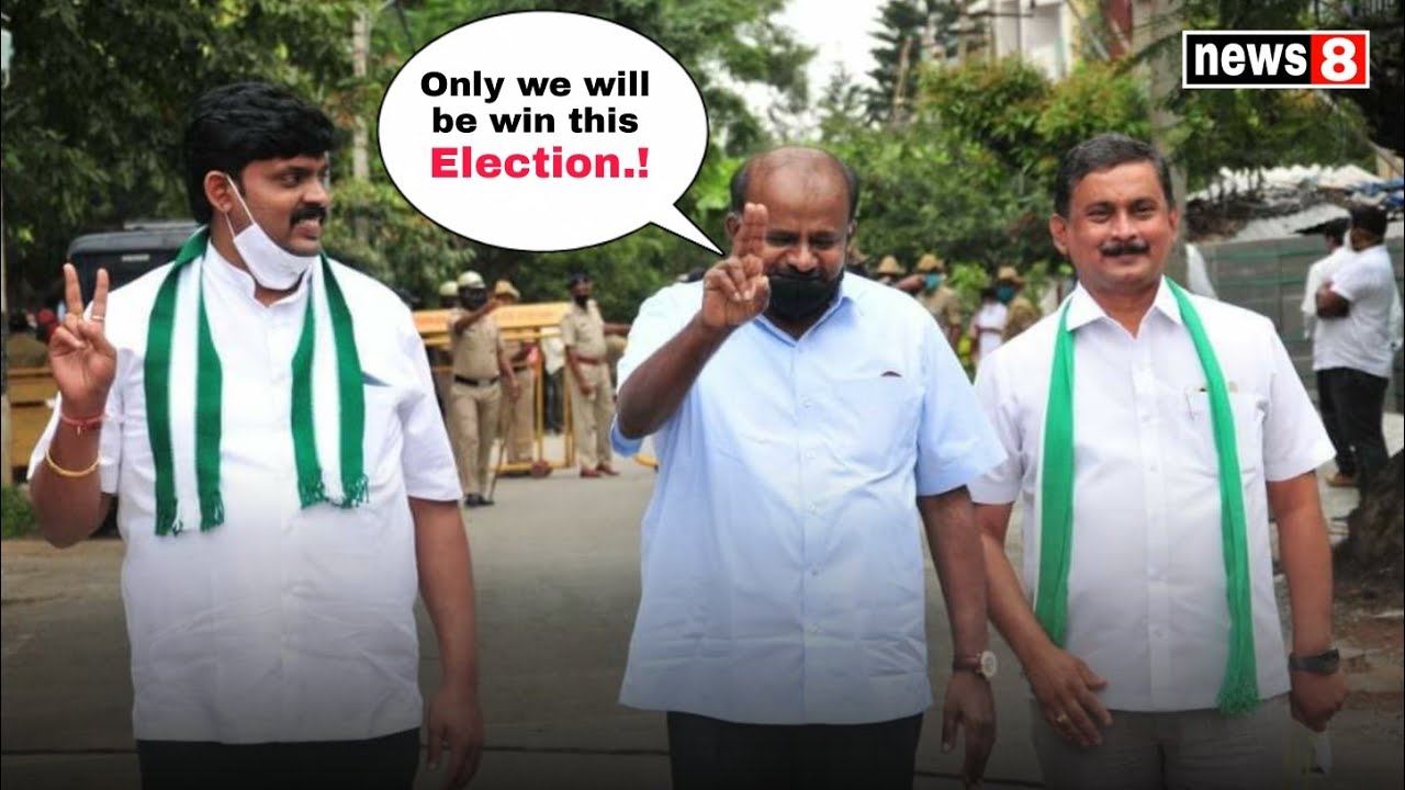 JDS candidate for Rajarajeshwari Nagar by-election.Krishnamurthy submitted his nomination