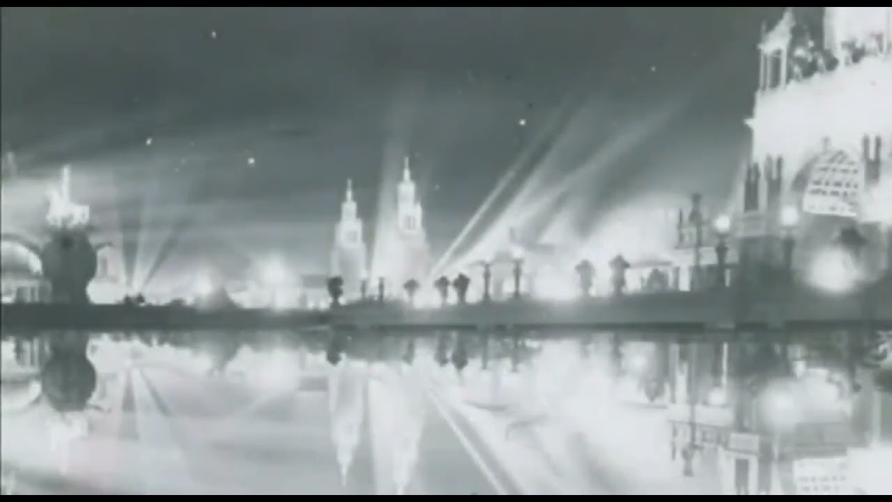 World's Fair Free Energy lighting ✨️ and moving sidewalks over 100 years ago