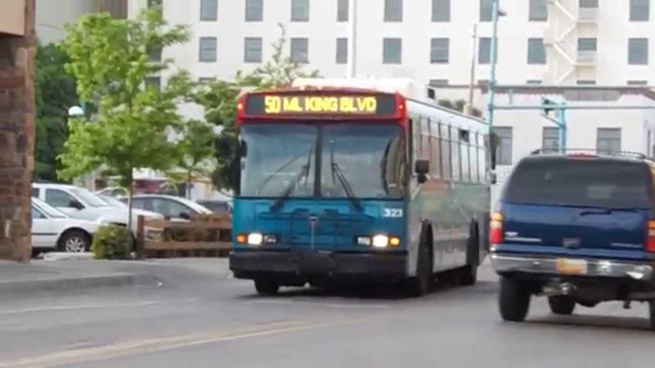 ABQ RIDE NEOPLAN AN440 BUS 323 on the 50 ML KING BLVD - YouTube