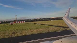 Ryanair B738 FR535 EMA-DUB final approach and landing at Dublin - 05/09/22
