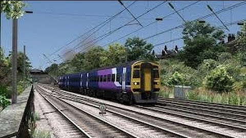 class 158 NR Liverpool to Widness - Train Simulator 2014.