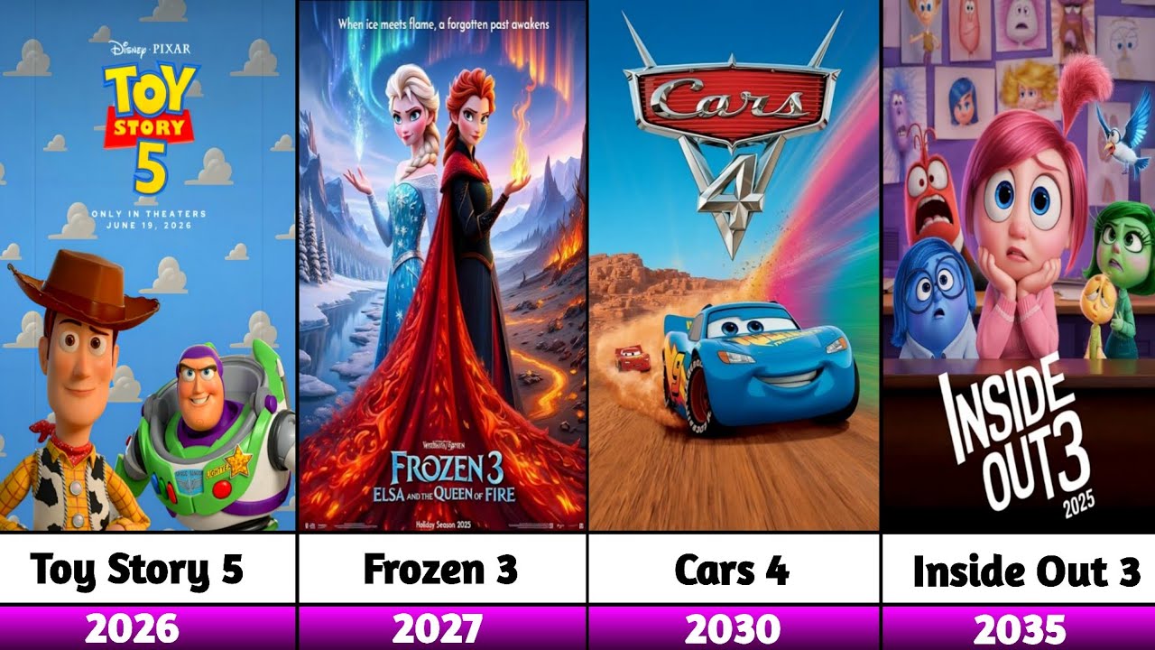 Every Upcoming & Released Disney Pixar Animated Movie (2025–2035) Latest Update!