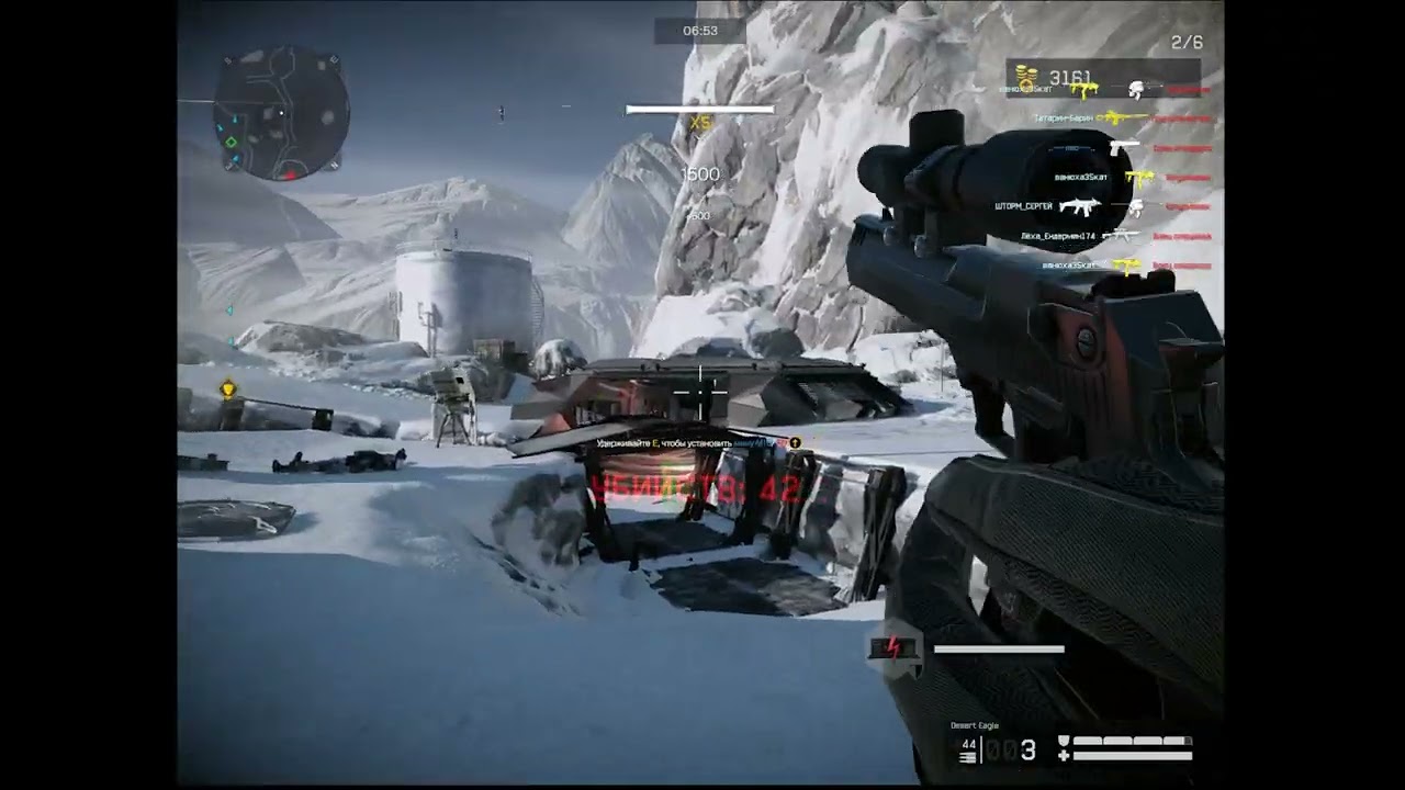 Warface Спецоперация Снежный бастион Зенит Легко за Меда