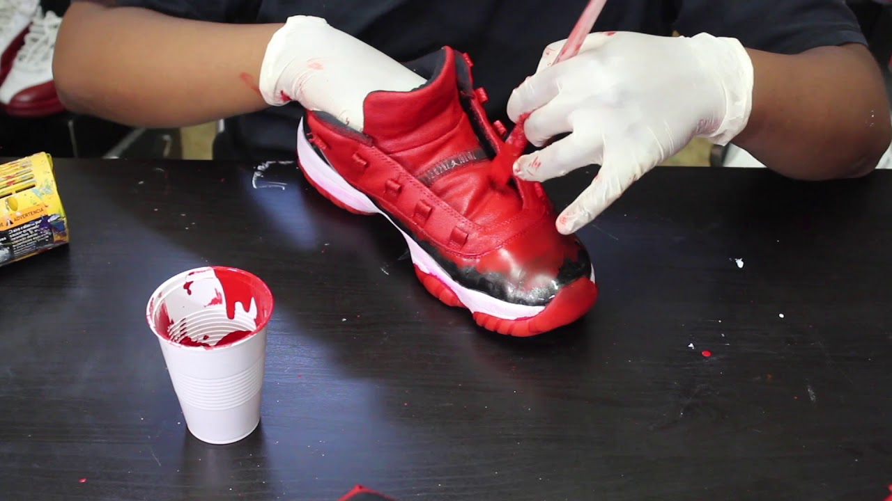 Custom Air Jordan 11 Low "Baron" + Time Lapse