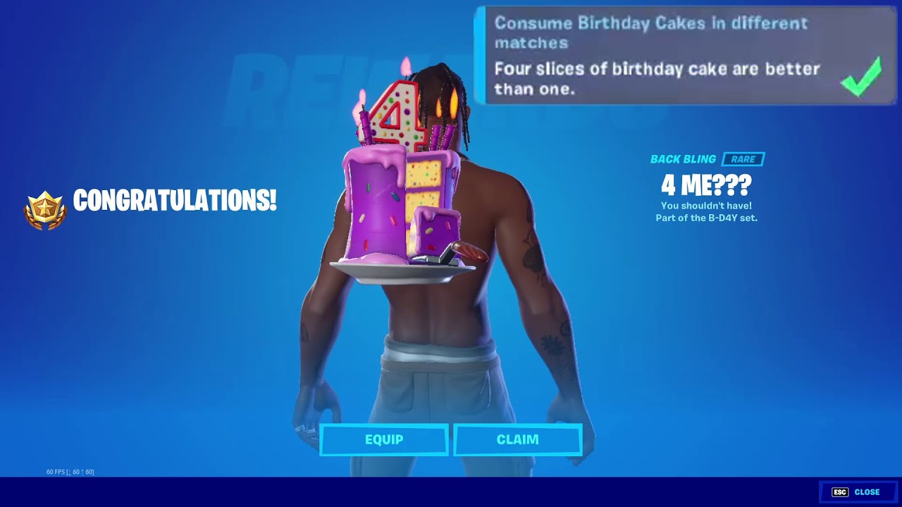Consume Birthday Cakes in different matches