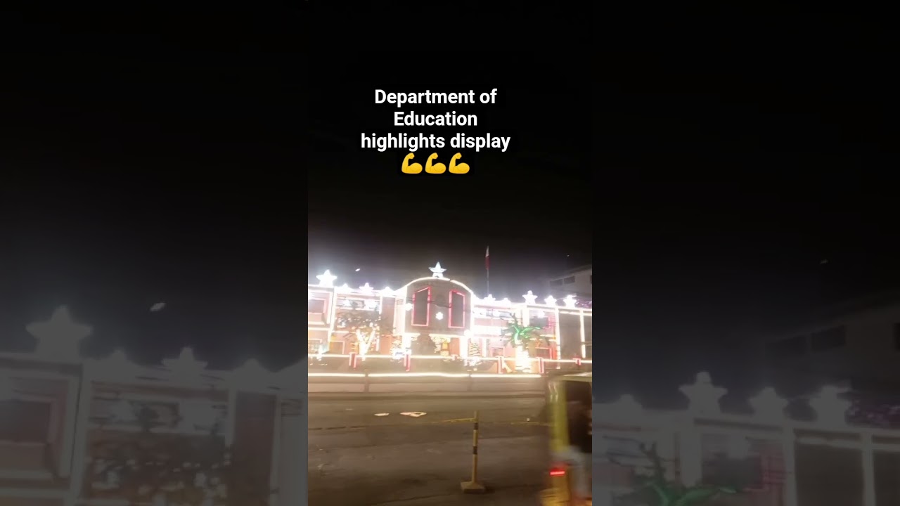 Department of Education highlights display 