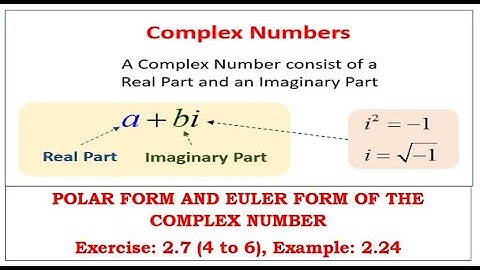 Class 12 | Unit - 2 | Complex Number| Polar and Euler form of complex number: Exercise : 2.7(4 to 6)