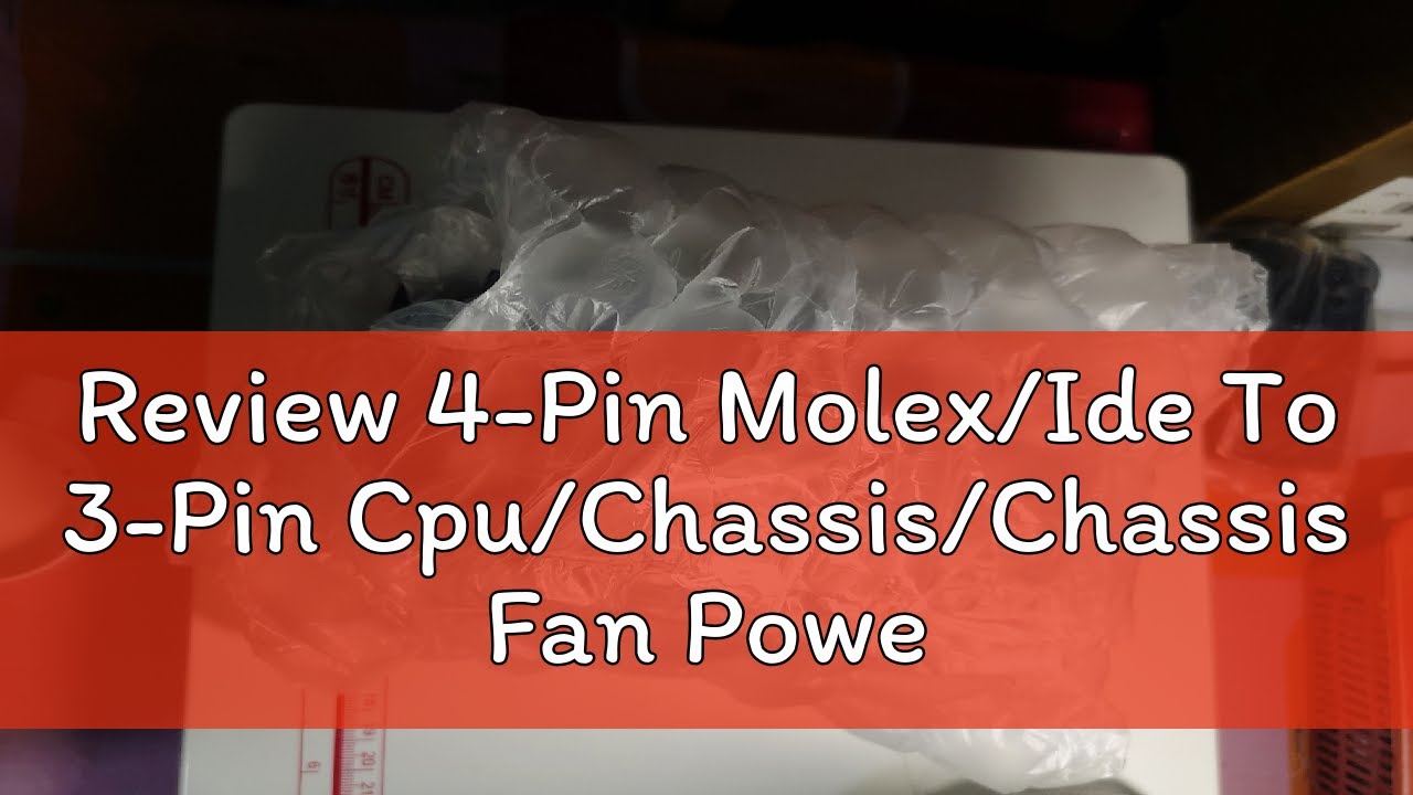 Review 4-Pin Molex/Ide To 3-Pin Cpu/Chassis/Chassis Fan Power Practical Cable Adapter Connector