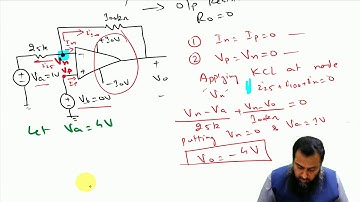 How to solve Operational Amplifier circuits