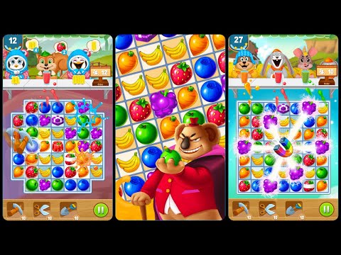 Fruit Juice Candy Crushing Jam Gameplay Video for Android Mobile
