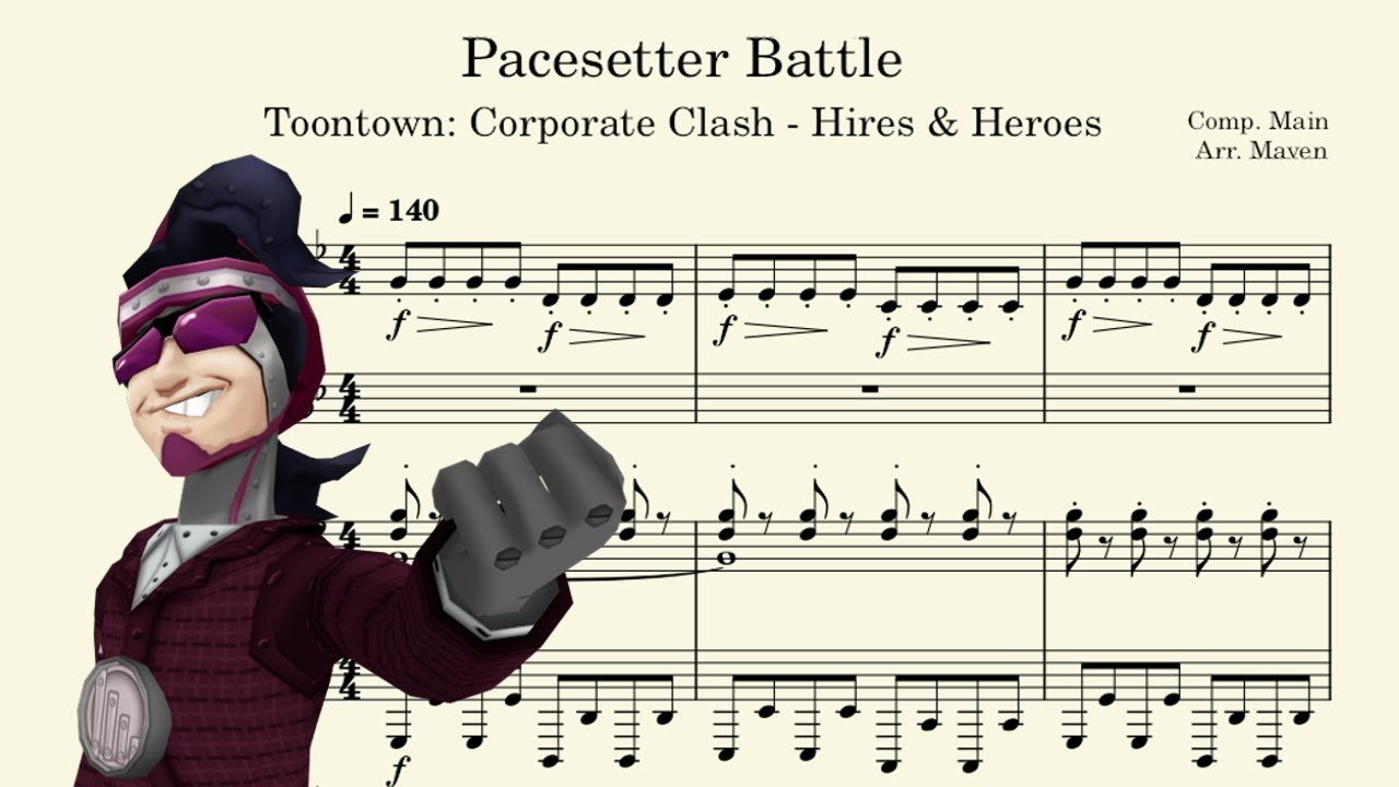 Toontown Corporate Clash Pacesetter Battle "1998 Toontown Dance Mix