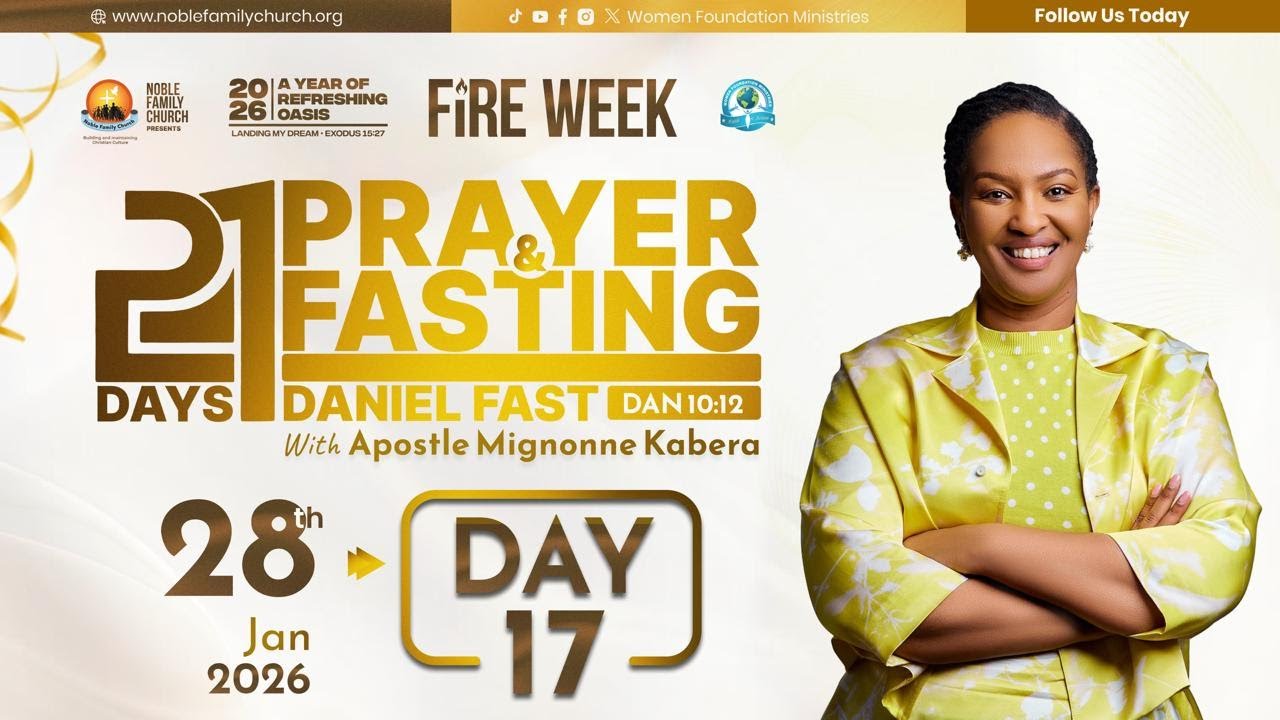 21 Days of Prayer and Fasting 2026 (Day 17) "Daniel Fast. Dan. 
