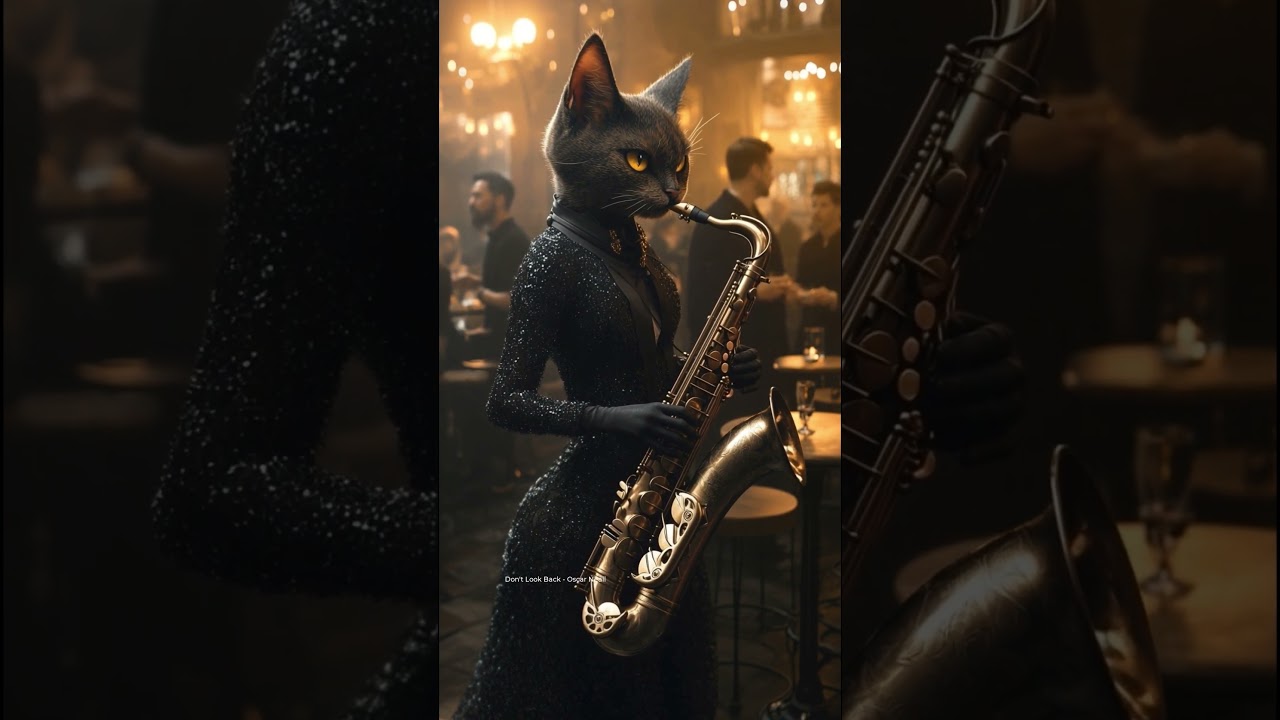 Saturday Night Jazz Cat 🎷🐈