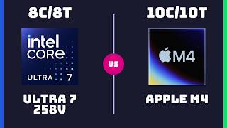 Intel Core Ultra 7 258V vs Apple M4 (10-Core) – CPU Comparison