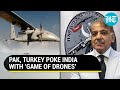 Turkey teams up with pak against india over kashmir erdogan arms paf with akinci drones  watch