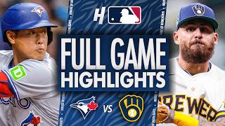 Toronto Blue Jays Vs Milwaukee Brewers - Full Game Highlights April 15, 2026 Mlb Season