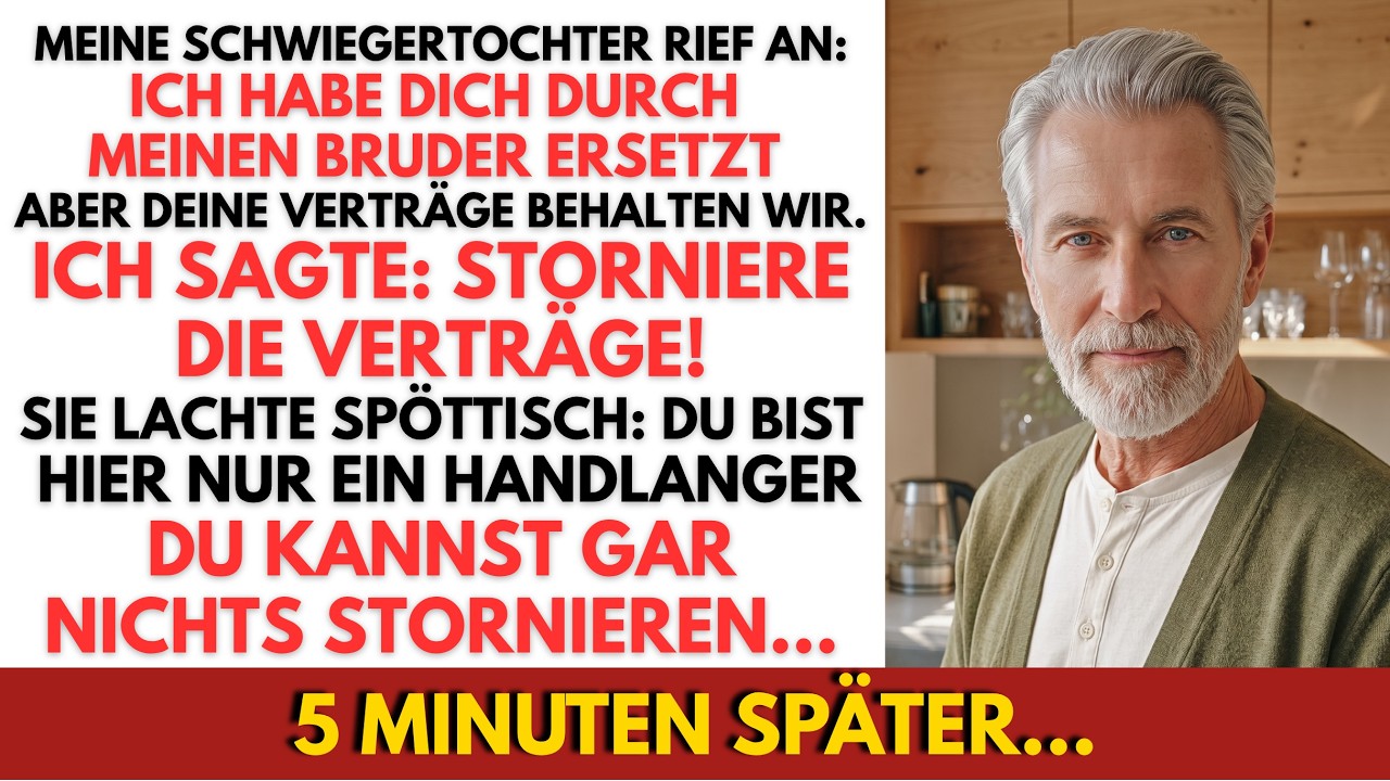 „VERTRAG KÜNDIGEN!“ Sie feuerte mich für den Platz ihres Bruders—Sie wussten nicht, was ich besaß…