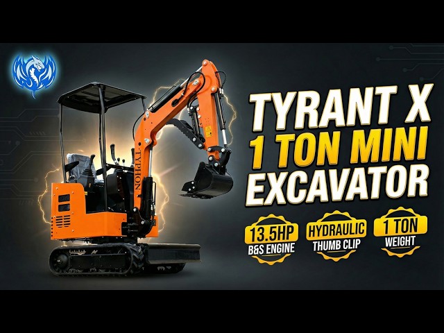 Typhon Tyrant X 1-Ton Mini Excavator Review | Compact Power
