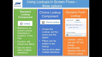 Using Lookup Components in Salesforce Flow