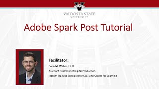 Adobe Spark Post Tutorial