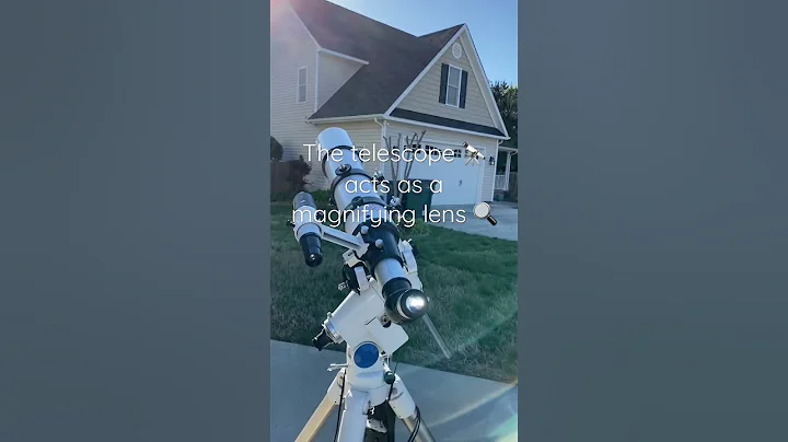 🛑 Never look at the sun from a telescope without a proper solar filter 🛑 #telescope #sun #shorts