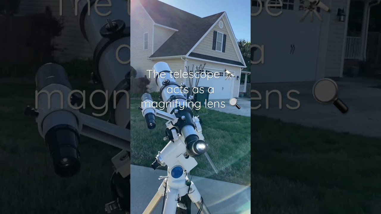 🛑 Never look at the sun from a telescope without a proper solar filter 🛑 