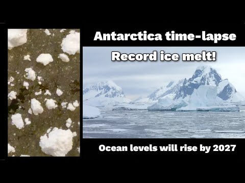 NEW: Antarctica ice melt time lapse - Global Warming WARNING!