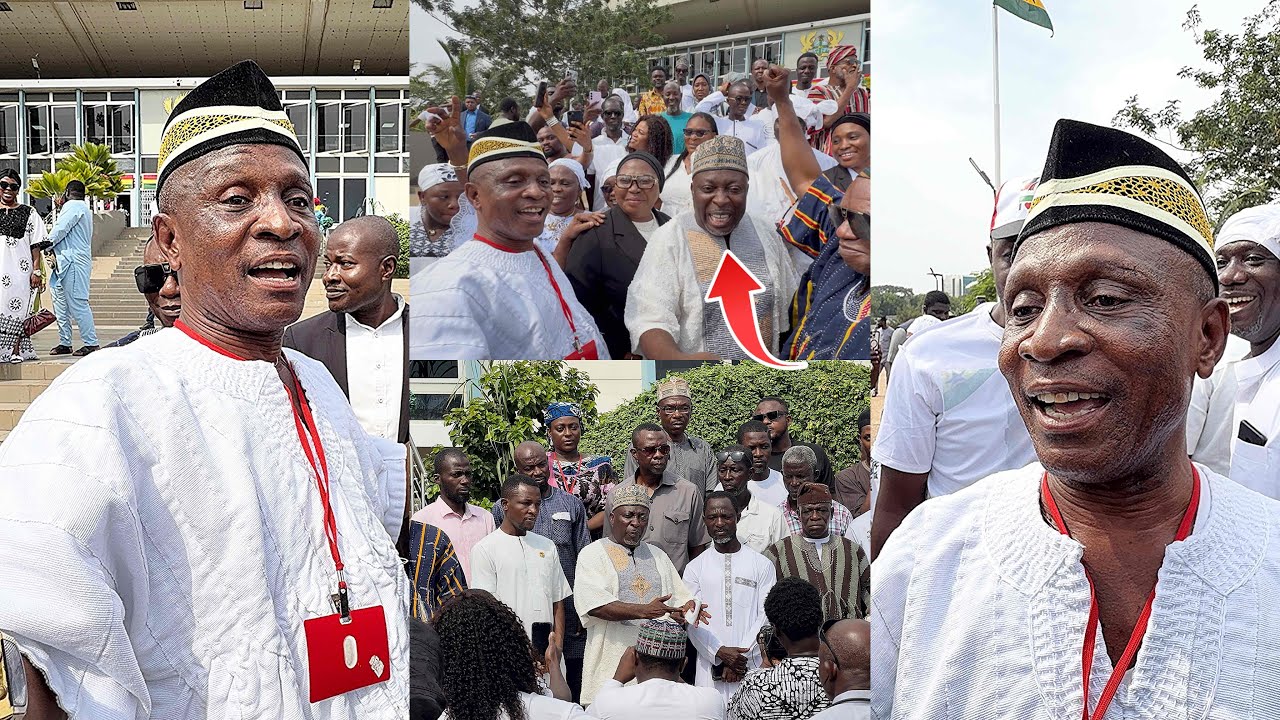 🔥 Abusuapanin 2Pac of Daddy Lumba, Storms Parliament of Ghana to Support NDC Baba Jamal Swearing-in