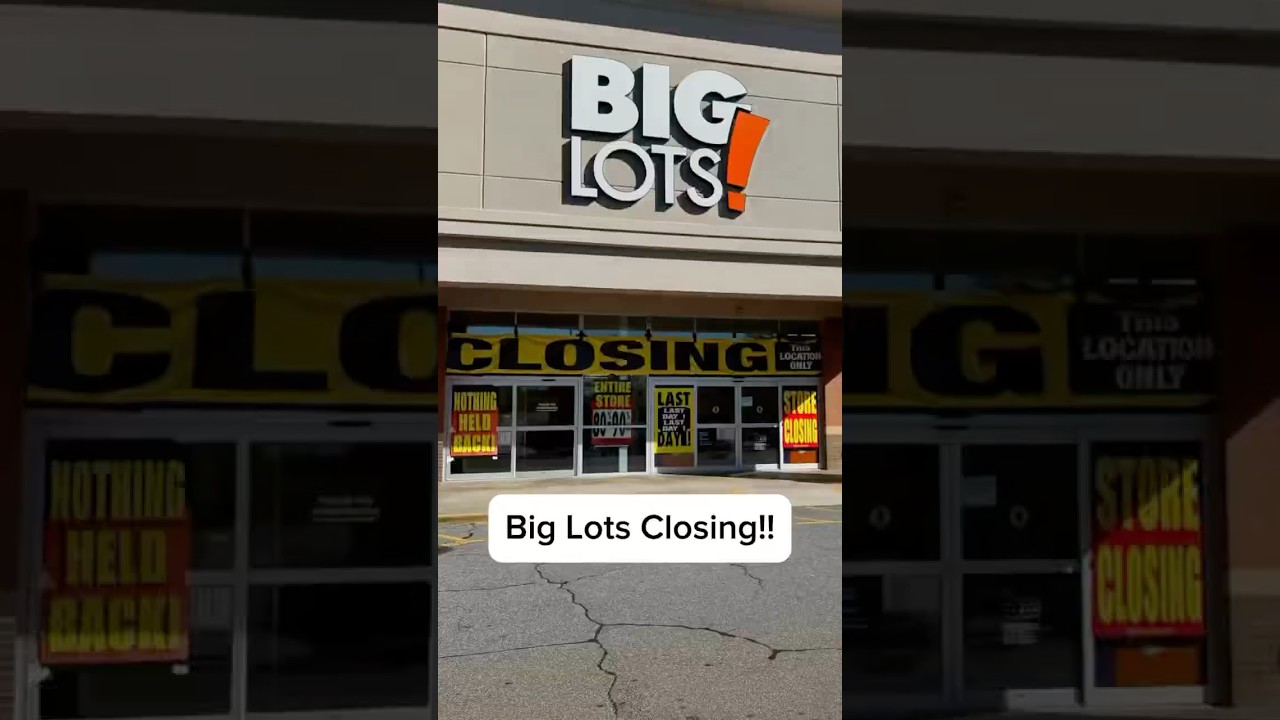 News!! Big Lots Stores Closing